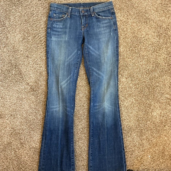 Citizens Of Humanity Denim - Citizens of Humanity Kelly 001 Low Waist Blue Bootcut Jeans Size 26 Women